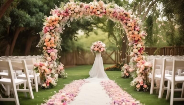 affordable diy wedding arches