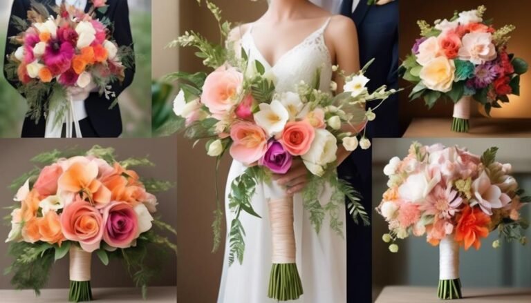 affordable silk wedding bouquets