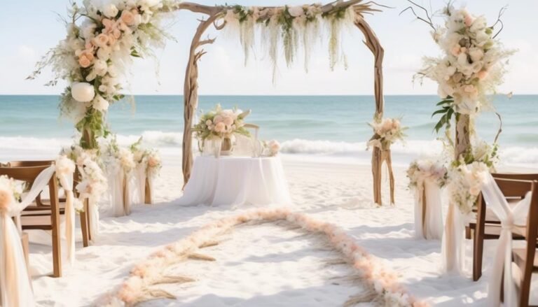 boho inspired floral arches
