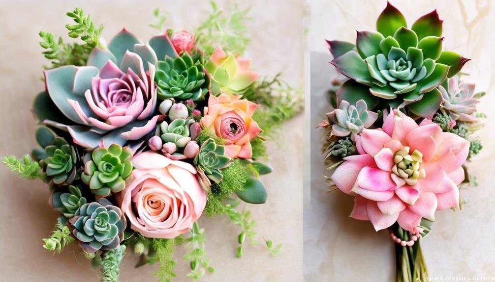 Stylish Succulent Corsages for Boho-Chic Weddings: 5 Expert Tips 2 choosing the ideal color scheme