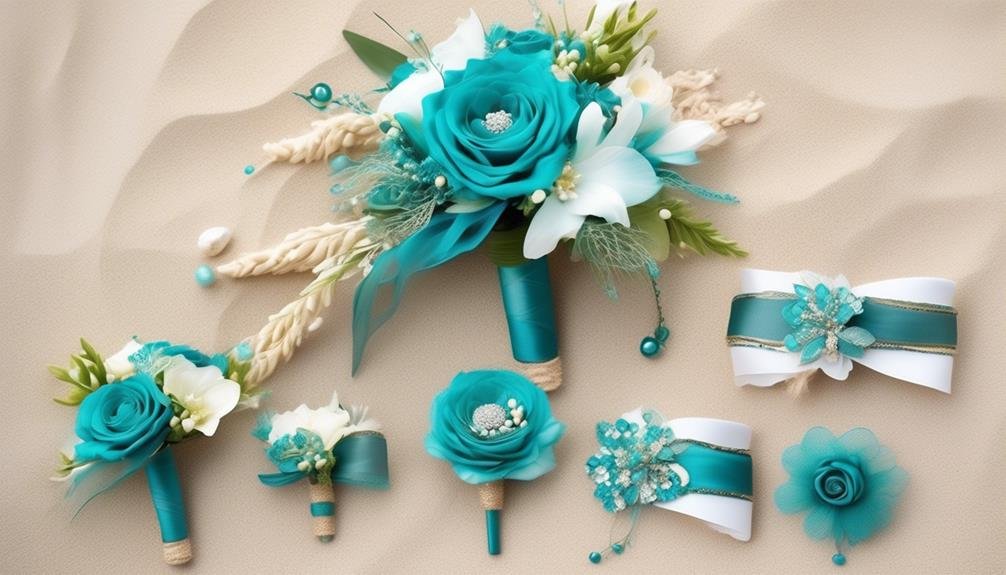 Popular Corsage Colors for Beach Weddings 3 colorful floral accessories for prom