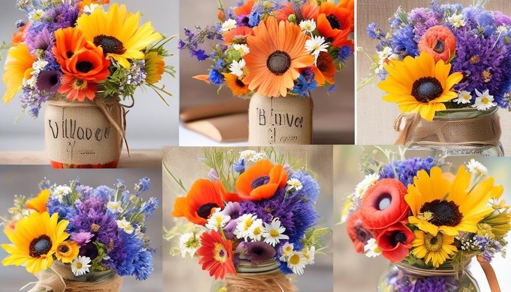Unveiling the Enchanting Allure of Wildflower Bouquets 3 creative and natural floral arrangements