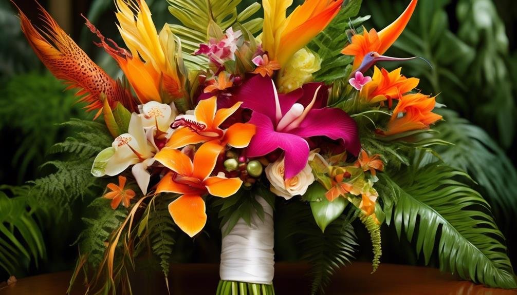 Exquisite Tropical Wedding Bouquets for Beach Ceremonies 2 embracing regional floral arrangements