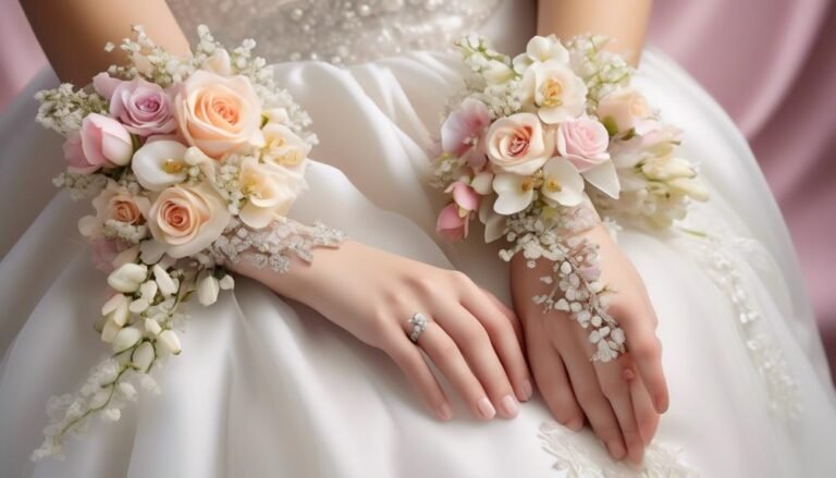 fashionable floral accessories for wedding