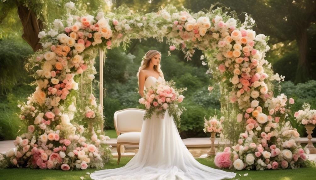 Captivating Floral Arches to Elevate Garden Weddings 2 garden ceremonies with floral arches