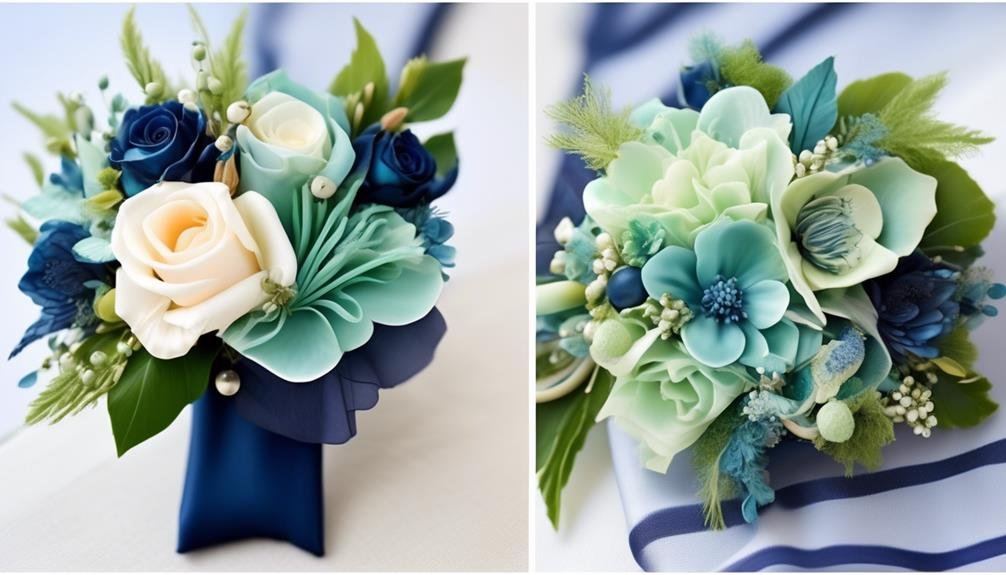 Stunning Corsage Color Ideas for Beach Weddings 2 ocean themed sunglasses for sale