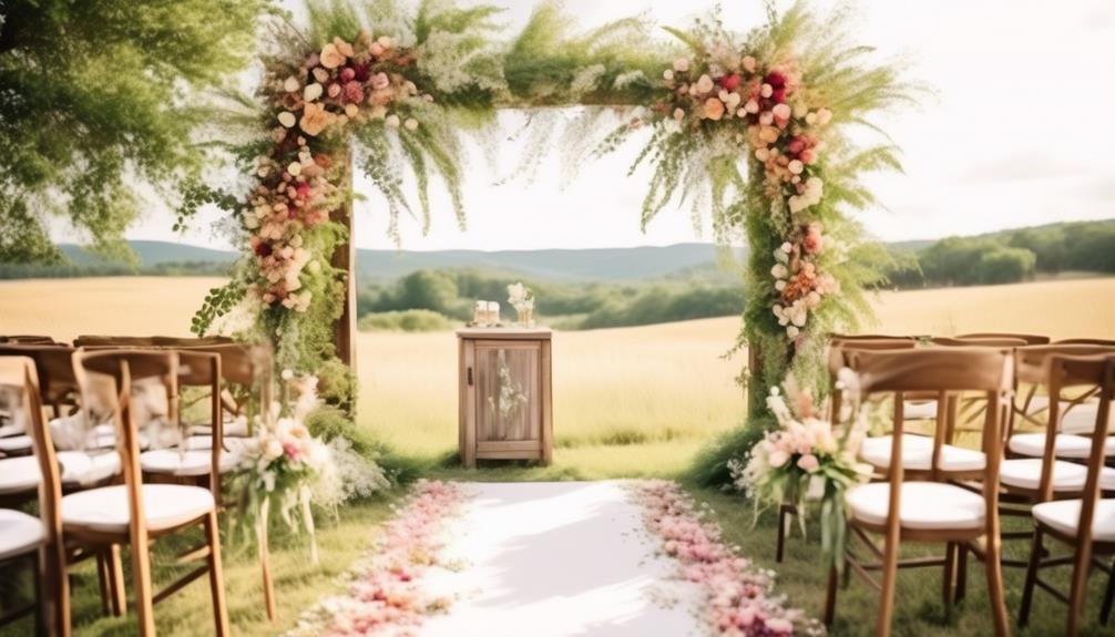 Why Choose Rustic Floral Arches for Outdoor Weddings? 3 rustic outdoor wedding decor