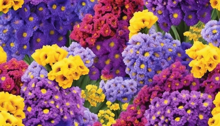 varieties of statice flowers