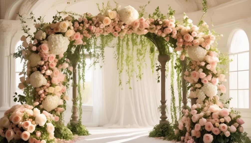 vintage floral arch inspiration