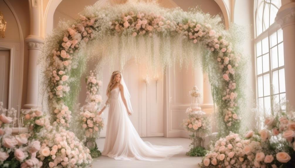 Magical Floral Arches: Perfect for Romantic Weddings 3 whimsical wedding arch inspiration