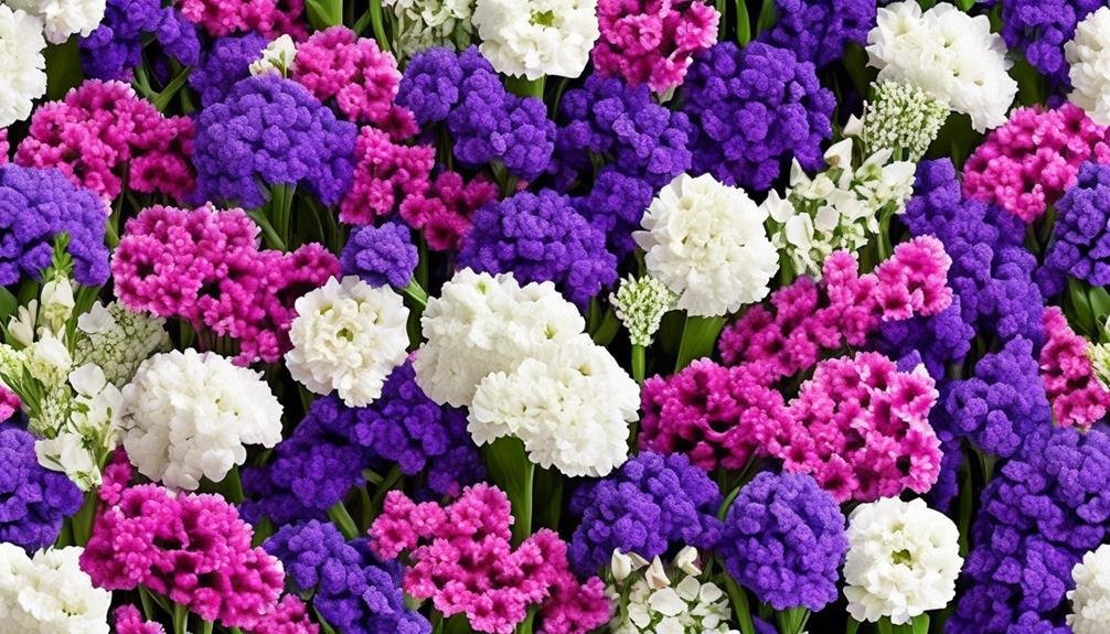 Popular Types of Florist Flowers - Statice 3 wide variety of options